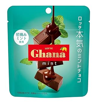 Amazon | ロッテ ガーナミントチョコレート 33g×10個 | ロッテ